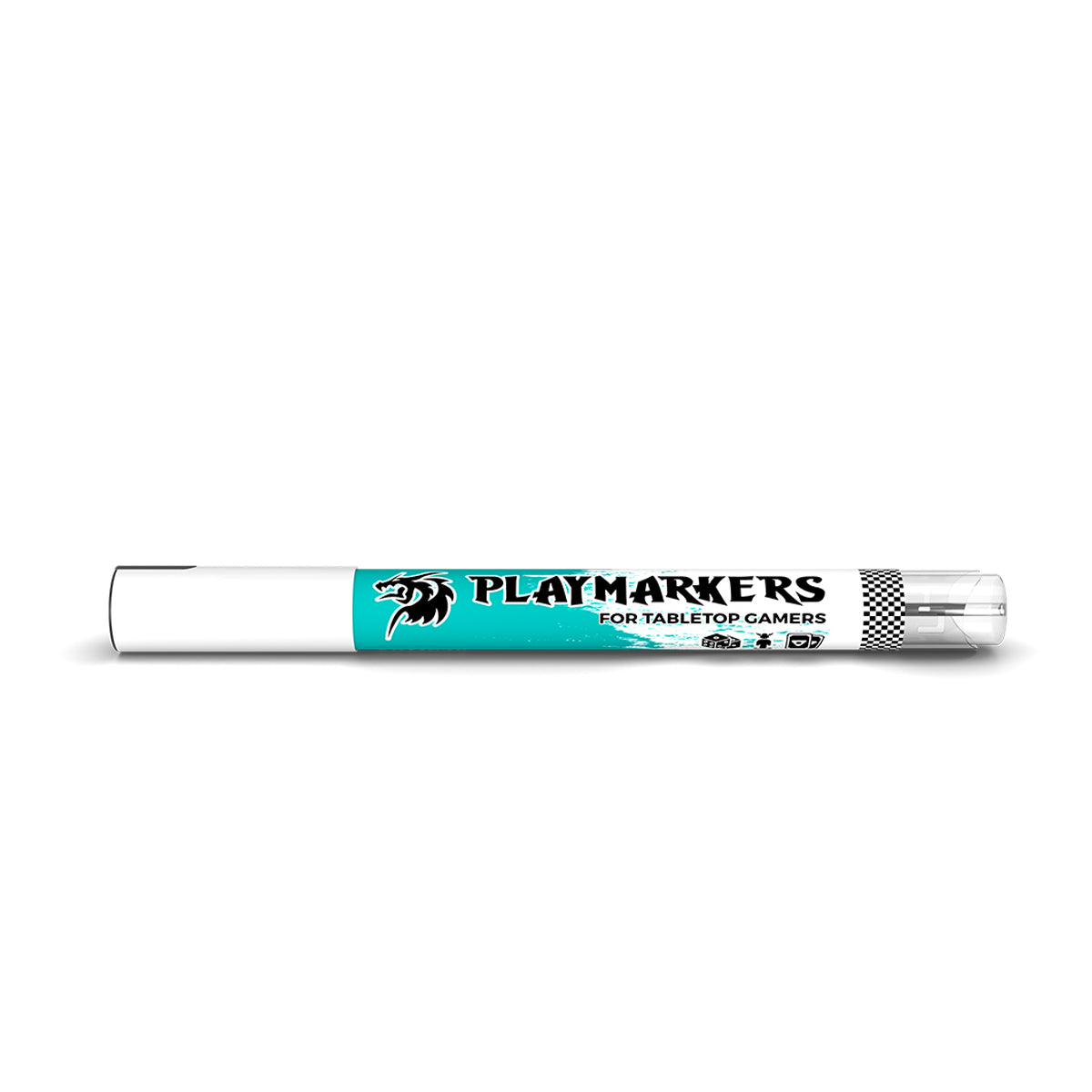 Turquoise AKM028 AK Interactive Playmarker widok boczny - turkusowy marker akrylowy Playmarkers for Tabletop Gamers - AK Interactive
