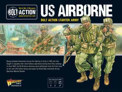 Pudełko zestawu z grafiką Screaming Eagles w akcji