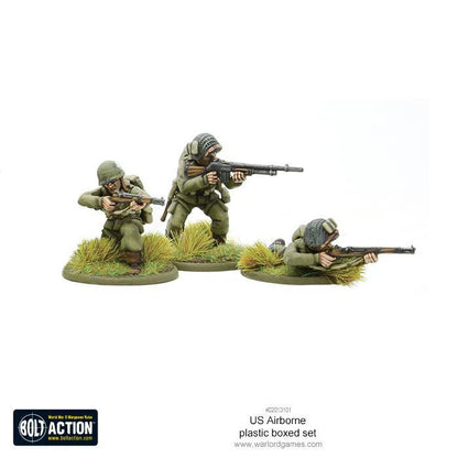 3 spadochroniarzy Sniper Team z M1 Garand z lunetą