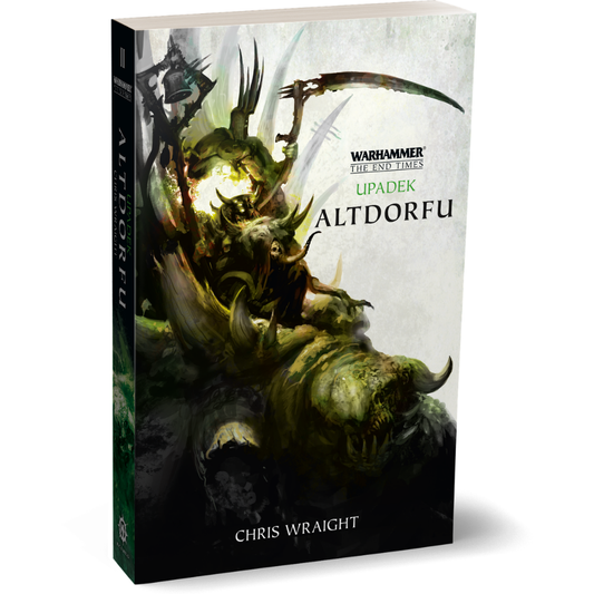 Upadek Altdorfu – okładka 3D powieści Warhammer The End Times, Chris Wraight, Koniec Czasów Tom II, miękka oprawa
