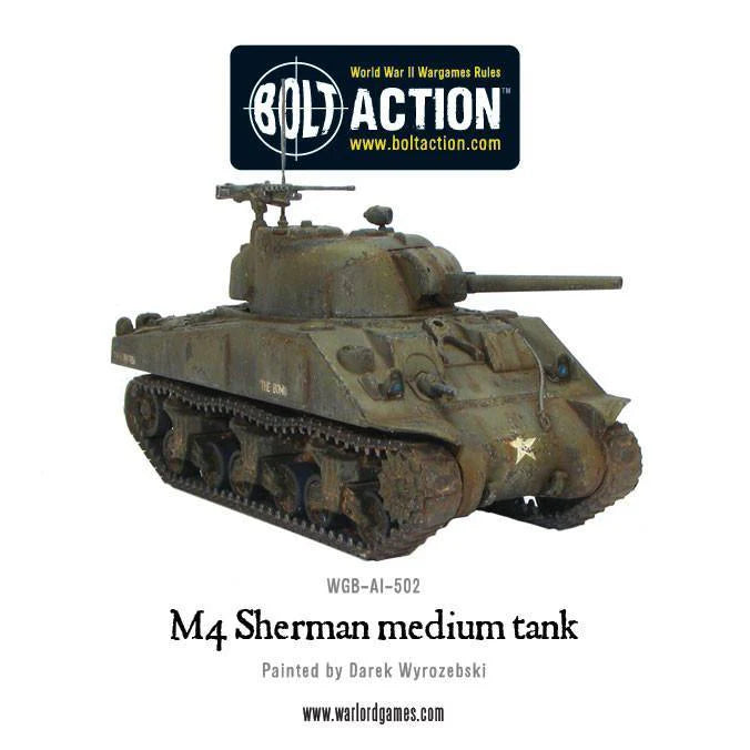 M4 Sherman THE BOMB olive drab widok z boku