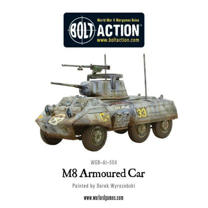  M8 Armoured Car z wieżą pancerną i działem 37mm
