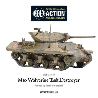 M10 Wolverine US Army kamuflaż zimowy widok z boku