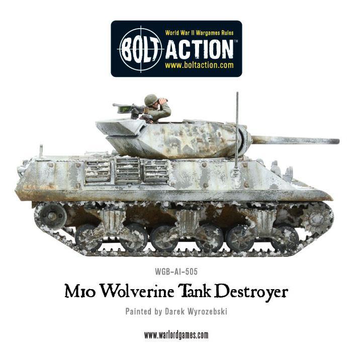 M10 Wolverine kamuflaż pustynny widok z boku