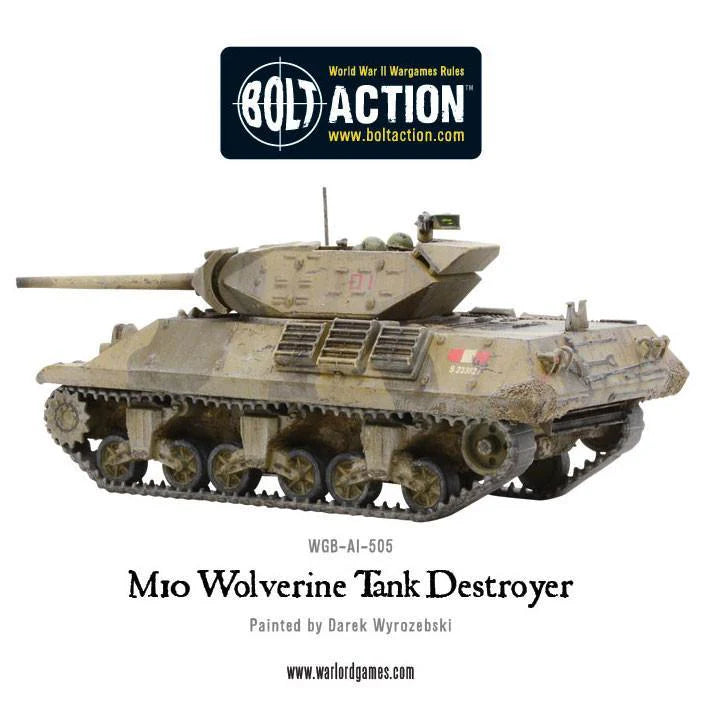 M10 Wolverine kamuflaż pustynny z gwiazdą USA czerwoną