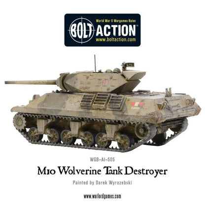 M10 Wolverine kamuflaż pustynny z gwiazdą USA czerwoną