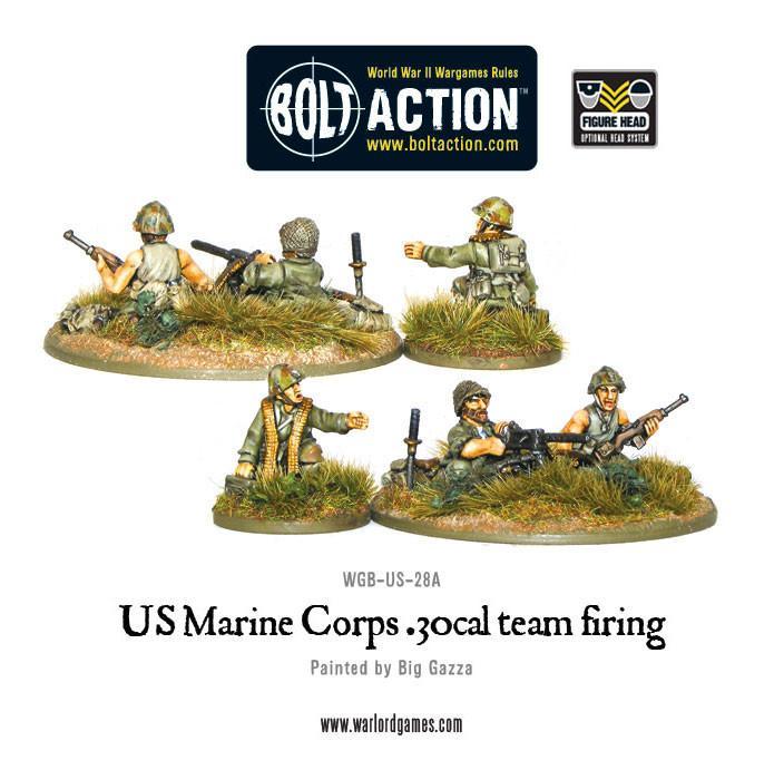6 Marines z 30 Cal w przemieszczaniu