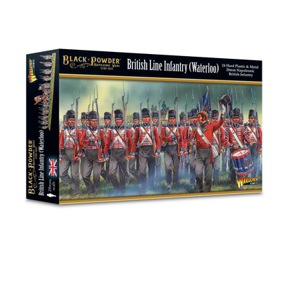 British Line Infantry Waterloo Black Powder Warlord Games WGN-BR-12 – pudełko front 28mm
