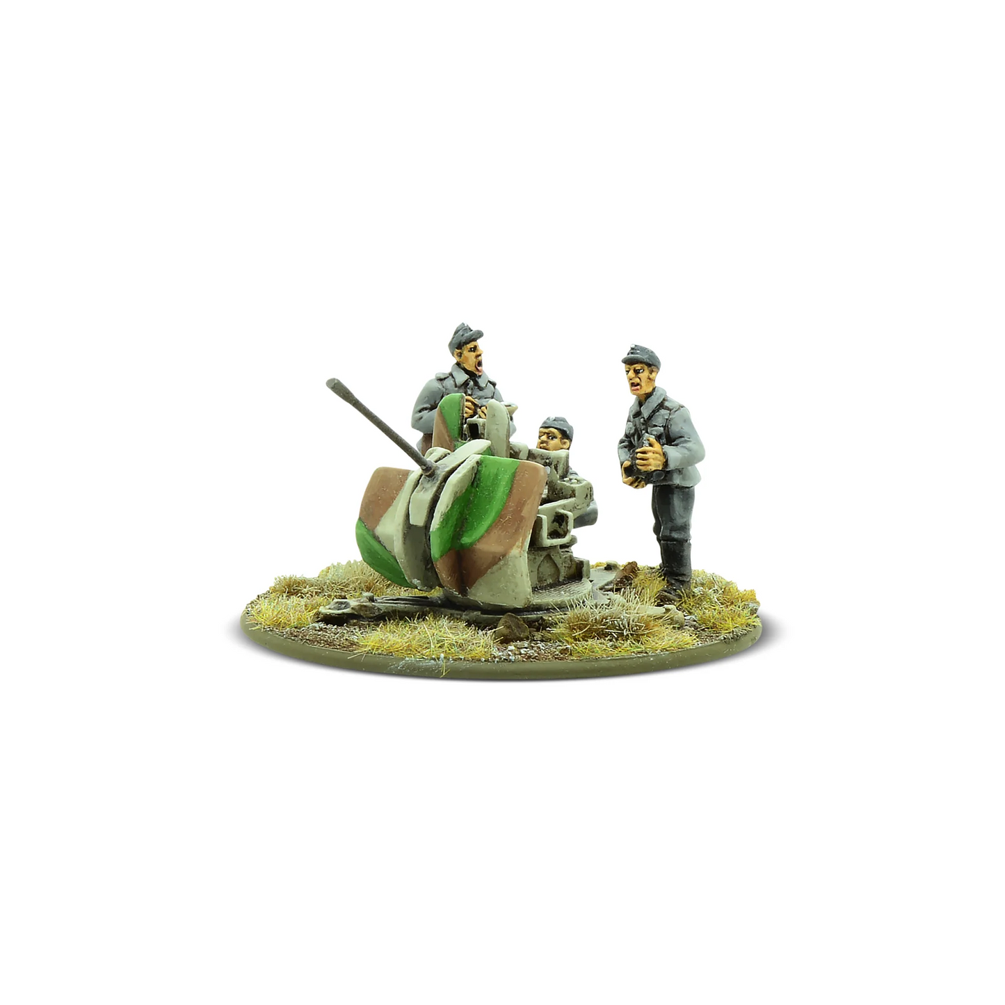 Finnish 20 ITK/38 Anti-Aircraft Gun Bolt Action 28mm - działo z obsługą widok z przodu, WGB-FN-33