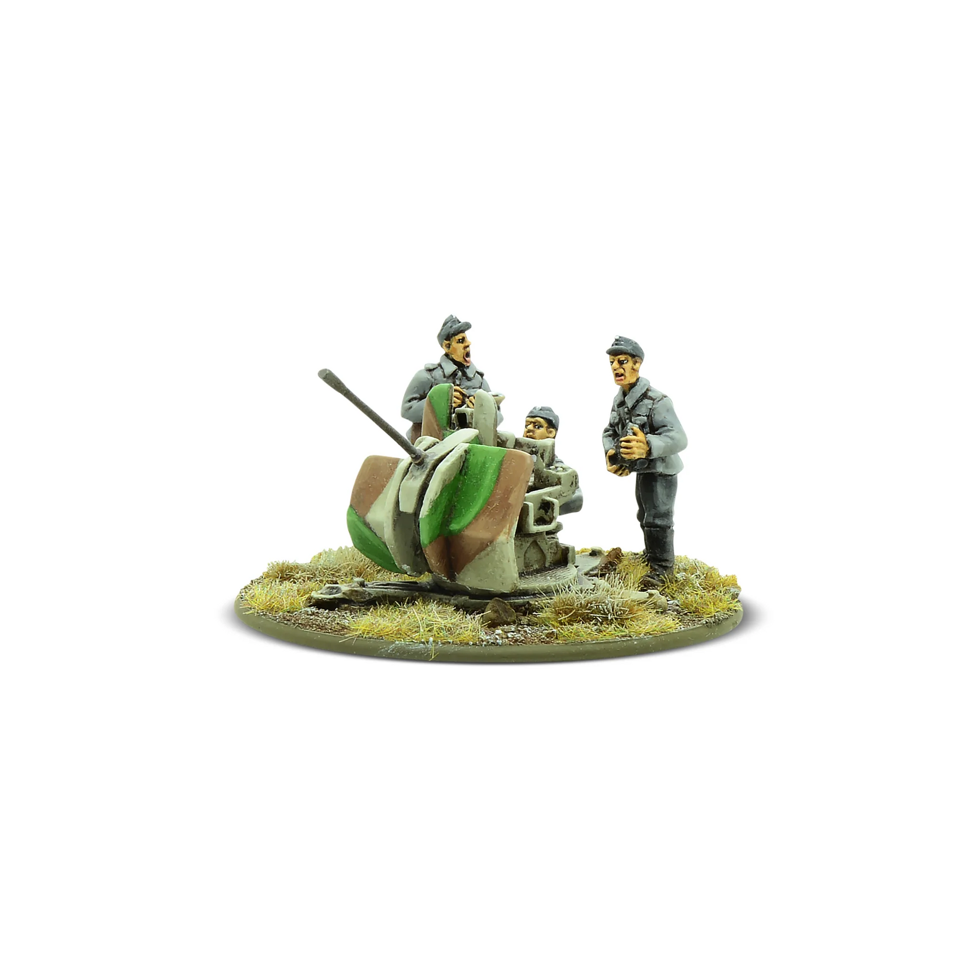 Finnish 20 ITK/38 Anti-Aircraft Gun Bolt Action 28mm - działo z obsługą widok z przodu, WGB-FN-33