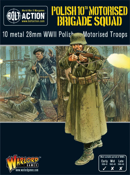10. Brygada Motorowa – Drużyna Piechoty 28mm | Bolt Action