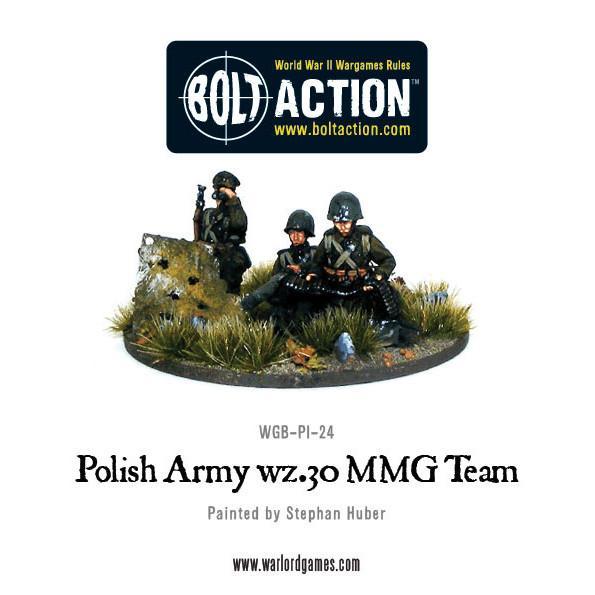 Polish Army wz.30 MMG Team – pudełko produktu WGB-PI-24 – Bolt Action – Warlord Games