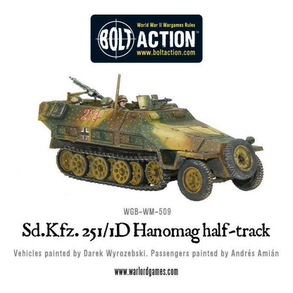 Sd.Kfz 251/1D Hanomag z dodatkowym tylnym MMG
