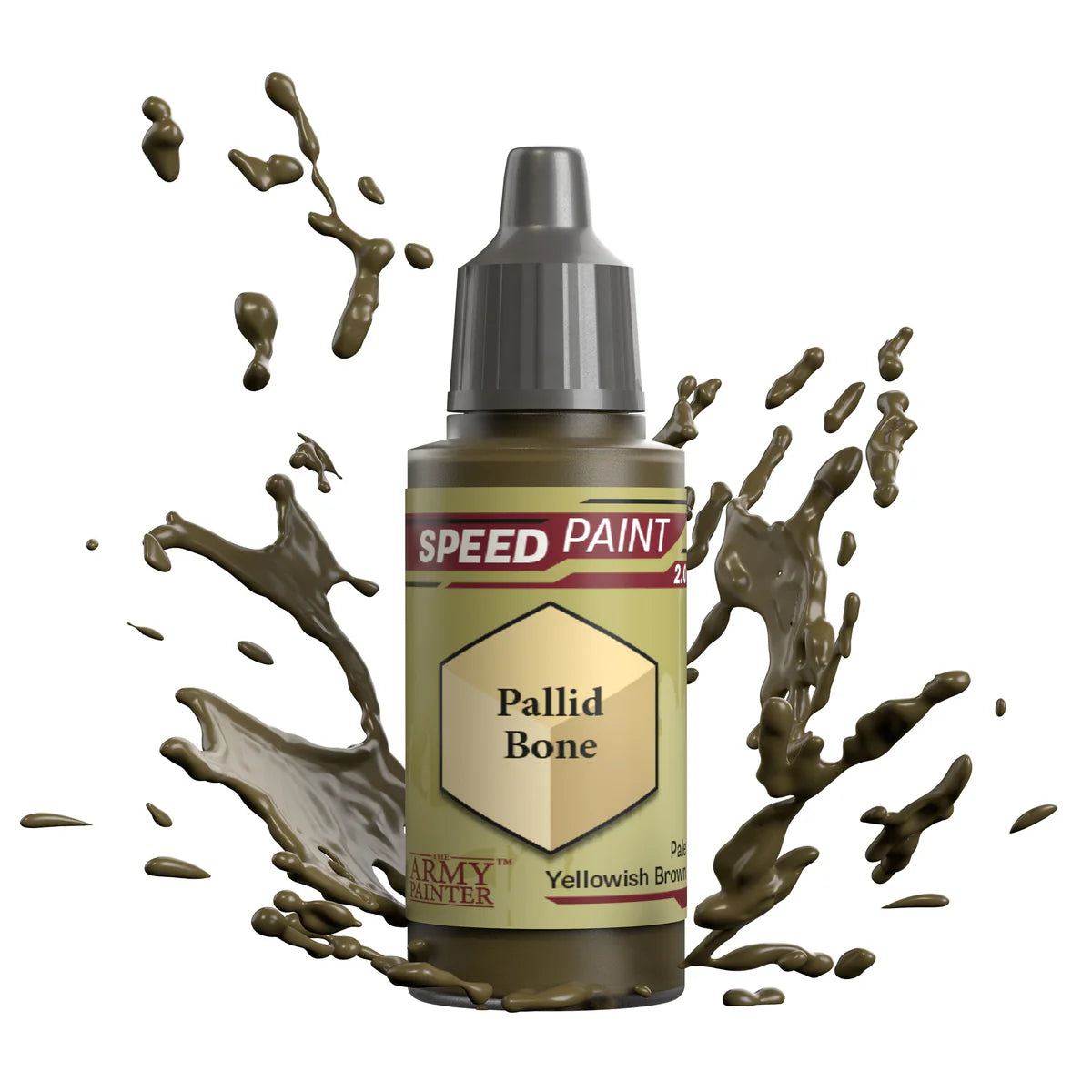 Pallid Bone 18ml Speedpaint 2.0 z rozbryzgiem farby - farba one-coat do szybkiego malowania figurek - The Army Painter
