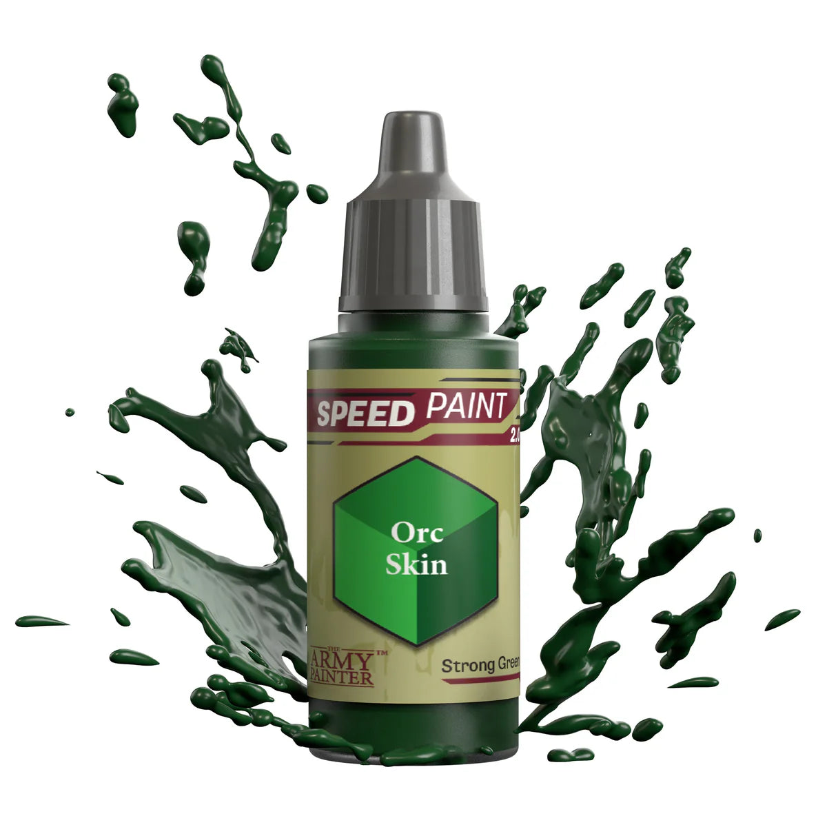 Orc Skin 18ml Speedpaint 2.0 z rozbryzgiem farby - farba one-coat do szybkiego malowania figurek - The Army Painter
