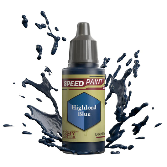 Highlord Blue 18ml Speedpaint 2.0 z rozbryzgiem farby - farba one-coat do szybkiego malowania figurek - The Army Painter
