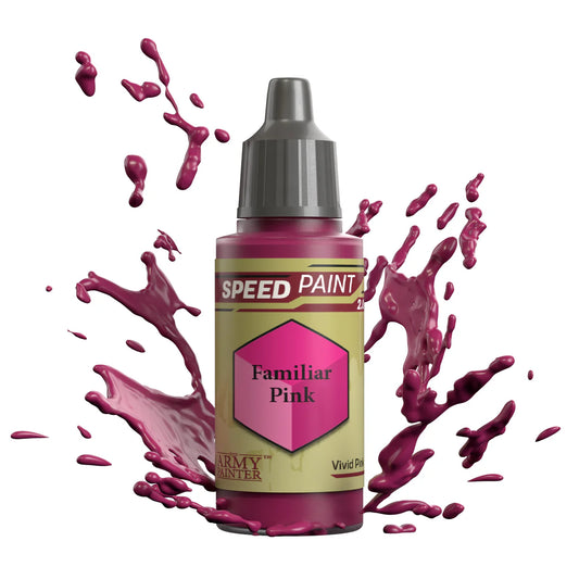 Familiar Pink 18ml Speedpaint 2.0 z rozbryzgiem farby - farba one-coat do szybkiego malowania figurek - The Army Painter
