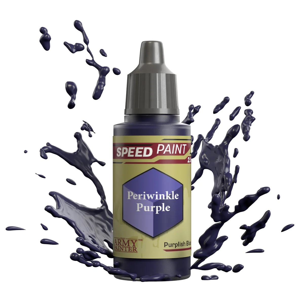 Periwinkle Purple 18ml Speedpaint 2.0 z rozbryzgiem farby - farba one-coat do szybkiego malowania figurek - The Army Painter
