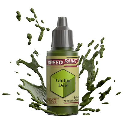 Ghillie Dew 18ml Speedpaint 2.0 z rozbryzgiem farby - farba one-coat do szybkiego malowania figurek - The Army Painter
