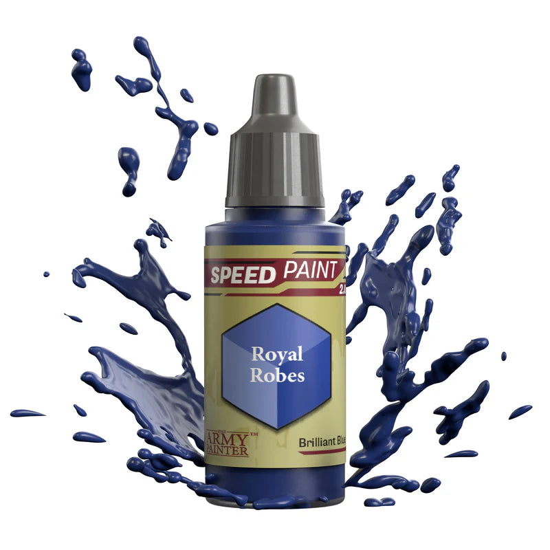 Royal Robes 18ml Speedpaint 2.0 z rozbryzgiem farby - farba one-coat do szybkiego malowania figurek - The Army Painter
