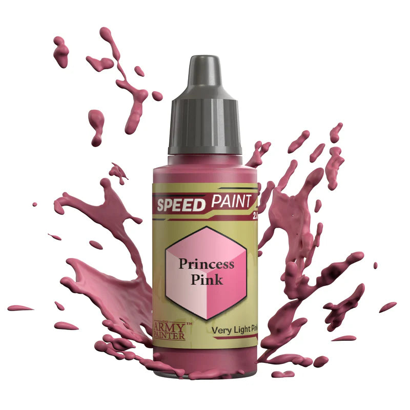 Princess Pink 18ml Speedpaint 2.0 z rozbryzgiem - farba one-coat do szybkiego malowania figurek - The Army Painter
