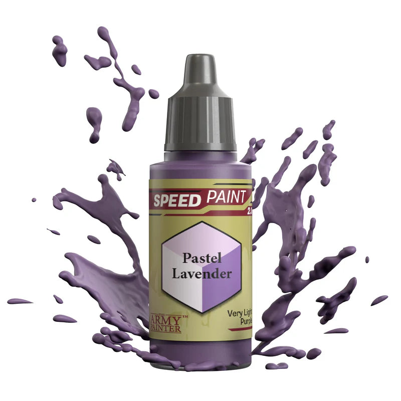  Pastel Lavender 18ml Speedpaint 2.0 z rozbryzgiem - farba one-coat do szybkiego malowania figurek - The Army Painter