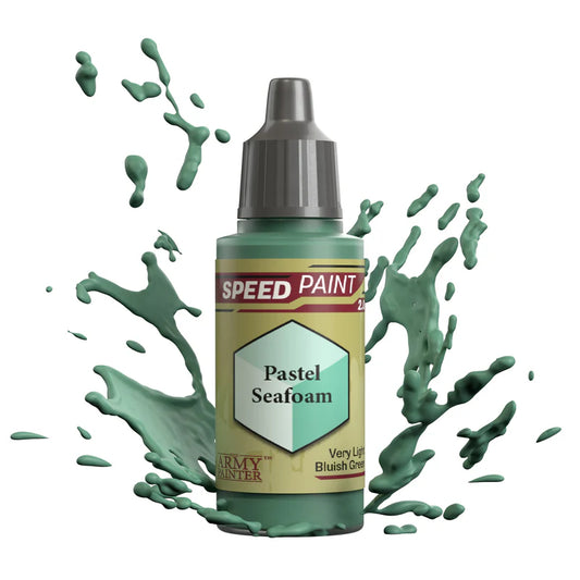 Pastel Seafoam 18ml Speedpaint 2.0 z rozbryzgiem - farba one-coat do szybkiego malowania figurek - The Army Painter
