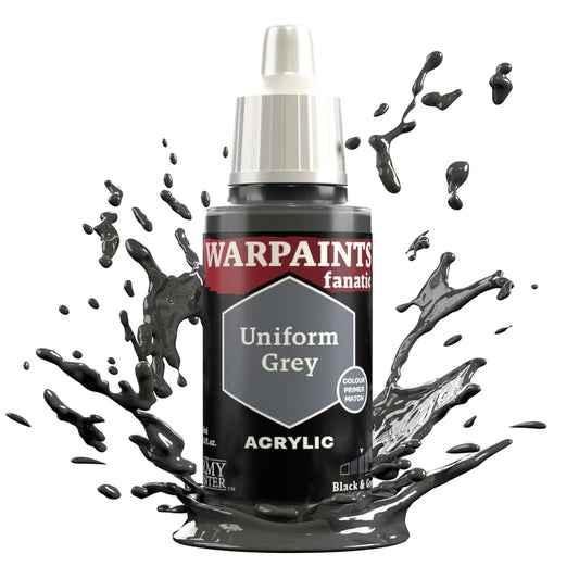 Uniform Grey 18ml Warpaints Fanatic - farba akrylowa do malowania figurek i miniaturek - The Army Painter
