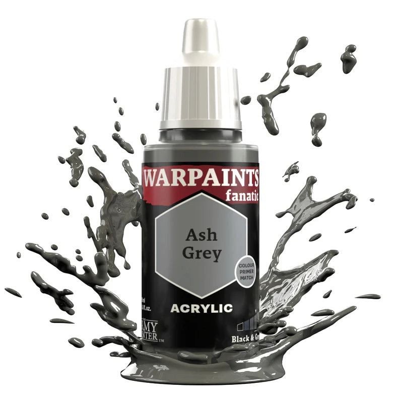 Ash Grey 18ml Warpaints Fanatic - farba akrylowa do malowania figurek i miniaturek - The Army Painter
