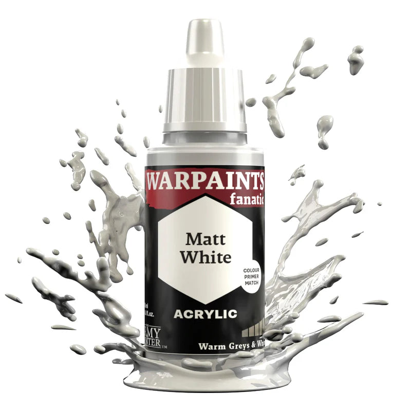 Matt White 18ml - farba akrylowa do malowania figurek i miniaturek - The Army Painter
