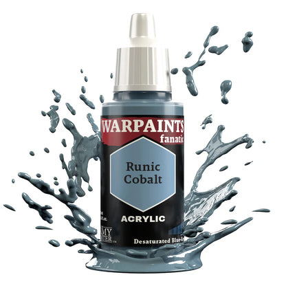 Runic Cobalt 18ml Warpaints Fanatic - farba akrylowa do malowania figurek i miniaturek - The Army Painter
