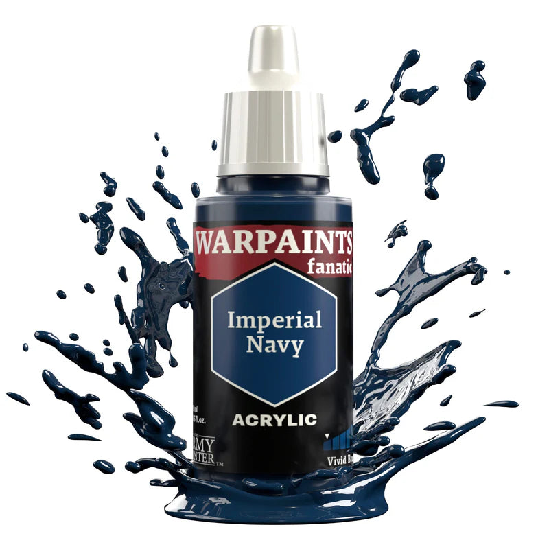 Imperial Navy 18ml Warpaints Fanatic z rozbryzgiem farby - farba akrylowa do malowania figurek i miniaturek - The Army Painter
