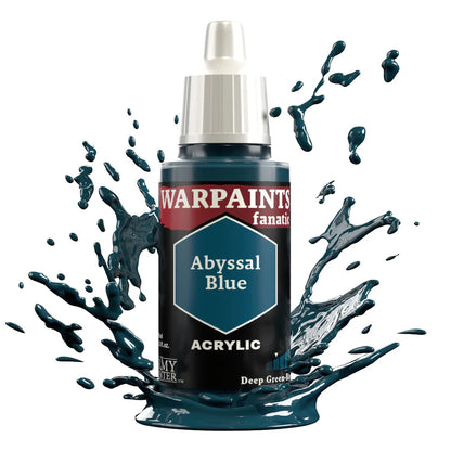 Abyssal Blue 18ml Warpaints Fanatic - farba akrylowa do malowania figurek i miniaturek - The Army Painter

