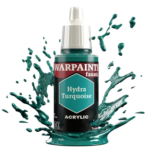 Hydra Turquoise 18ml Warpaints Fanatic - farba akrylowa do malowania figurek i miniaturek - The Army Painter
