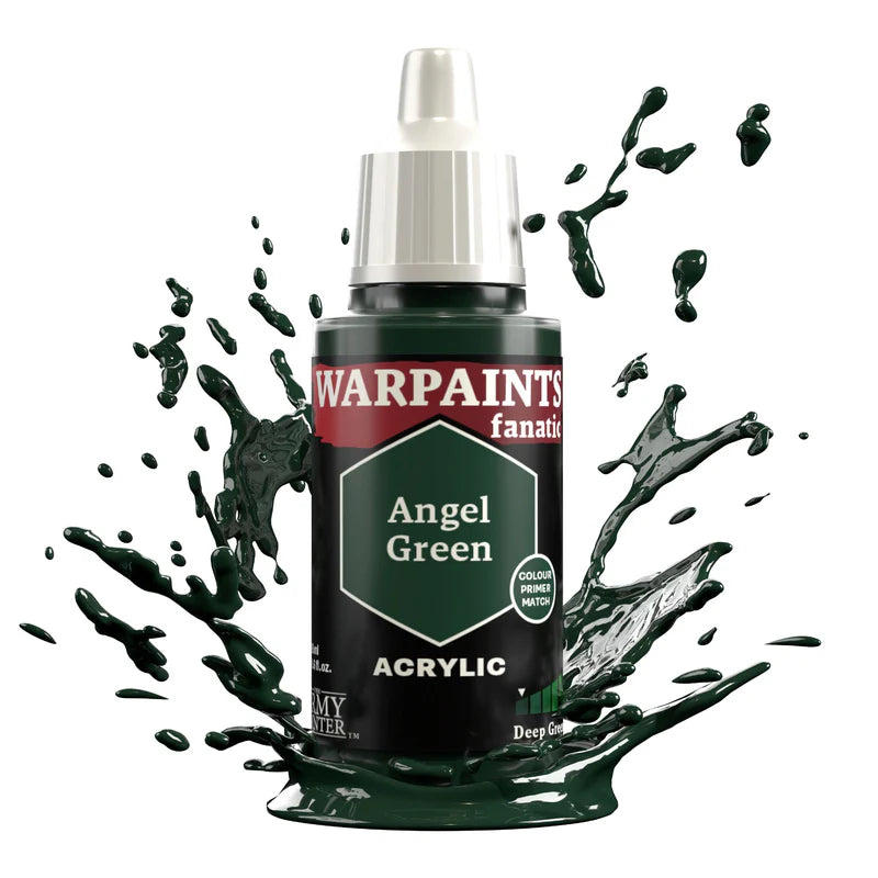Angel Green 18ml Warpaints Fanatic - farba akrylowa do malowania figurek i miniaturek - The Army Painter
