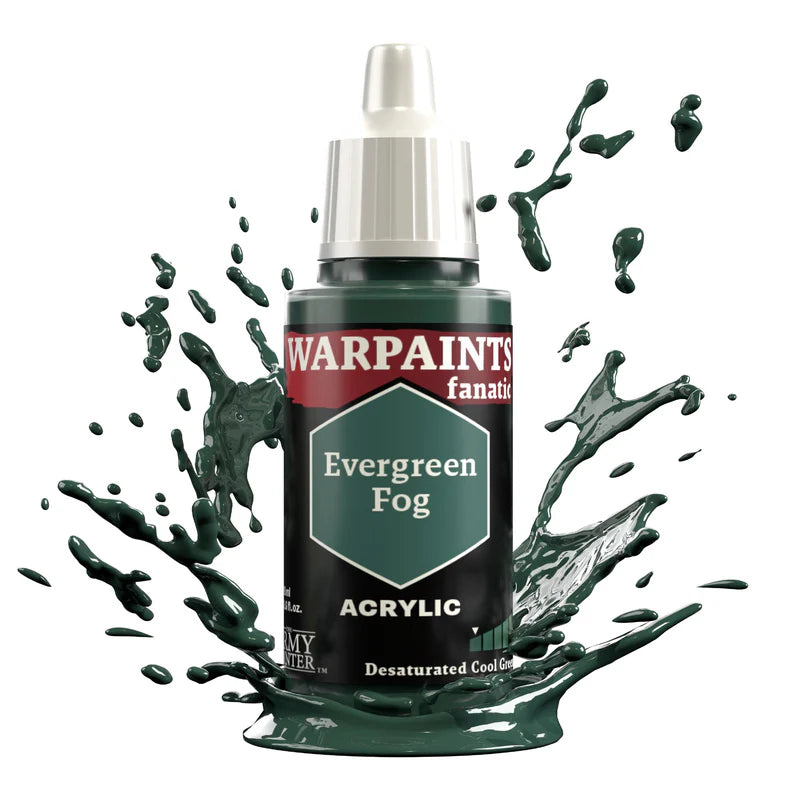 Evergreen Fog 18ml Warpaints Fanatic - farba akrylowa do malowania figurek i miniaturek - The Army Painter
