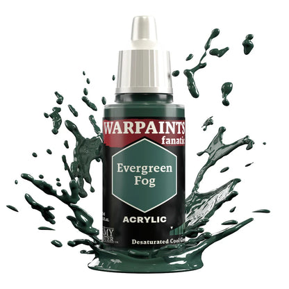 Evergreen Fog 18ml Warpaints Fanatic - farba akrylowa do malowania figurek i miniaturek - The Army Painter
