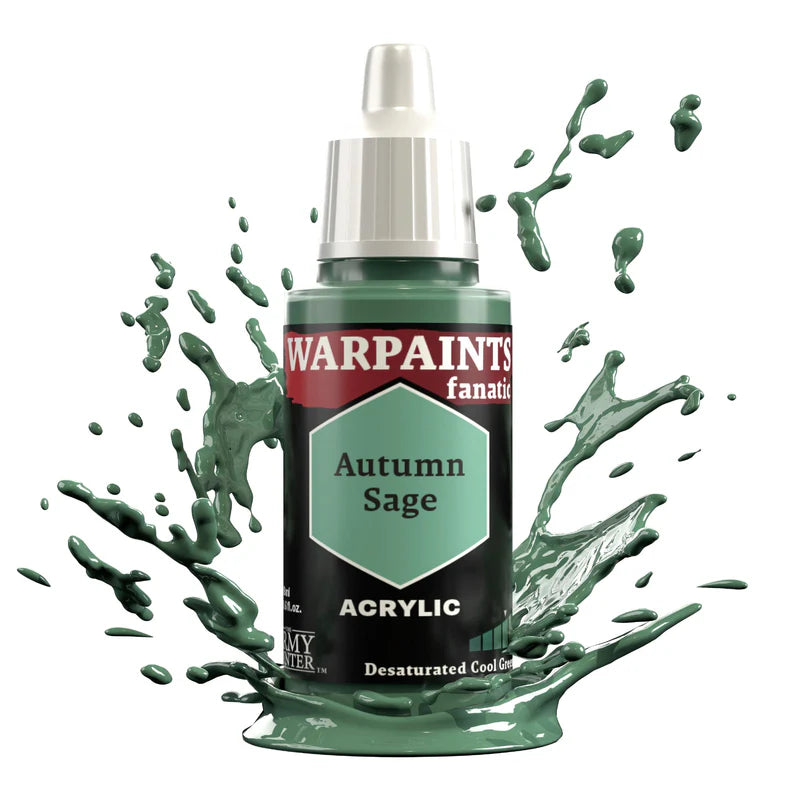 Autumn Sage 18ml Warpaints Fanatic - farba akrylowa do malowania figurek i miniaturek - The Army Painter
