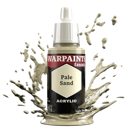 Pale Sand 18ml Warpaints Fanatic z rozbryzgiem farby - farba akrylowa do malowania figurek i miniaturek - The Army Painter
