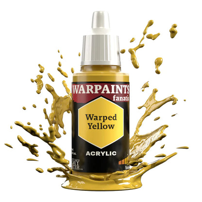 Warped Yellow 18ml Warpaints Fanatic z rozbryzgiem farby - farba akrylowa do malowania figurek i miniaturek - The Army Painter
