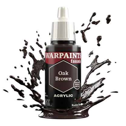 Oak Brown 18ml Warpaints Fanatic - farba akrylowa do malowania figurek i miniaturek - The Army Painter
