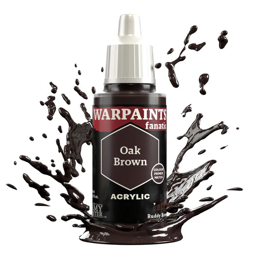 Oak Brown 18ml Warpaints Fanatic - farba akrylowa do malowania figurek i miniaturek - The Army Painter
