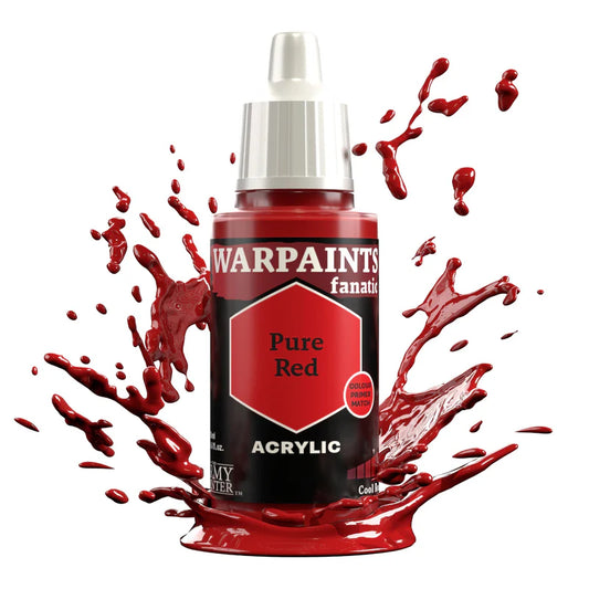 Pure Red 18ml Warpaints Fanatic - farba akrylowa do malowania figurek i miniaturek - The Army Painter
