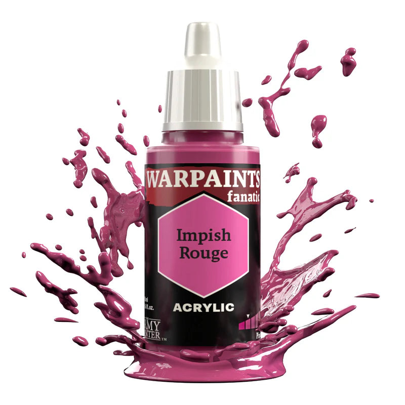 Impish Rouge 18ml Warpaints Fanatic - farba akrylowa do malowania figurek i miniaturek - The Army Painter
