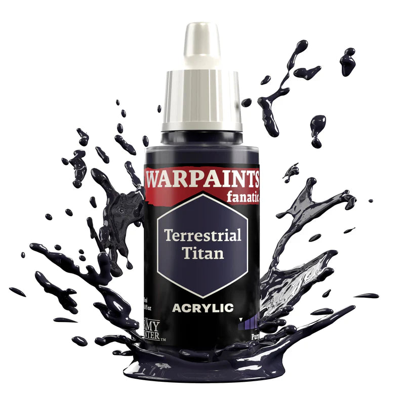 Terrestrial Titan 18ml Warpaints Fanatic z rozbryzgiem farby - farba akrylowa do malowania figurek i miniaturek - The Army Painter
