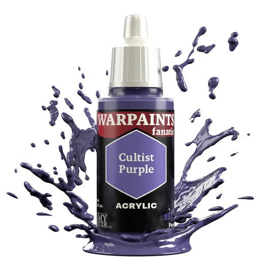 Cultist Purple 18ml Warpaints Fanatic z rozbryzgiem farby - farba akrylowa do malowania figurek i miniaturek - The Army Painter
