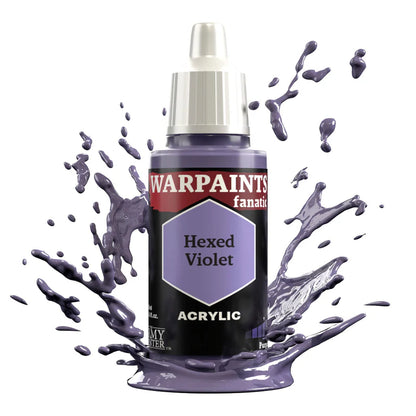 Hexed Violet 18ml Warpaints Fanatic z rozbryzgiem farby - farba akrylowa do malowania figurek i miniaturek - The Army Painter
