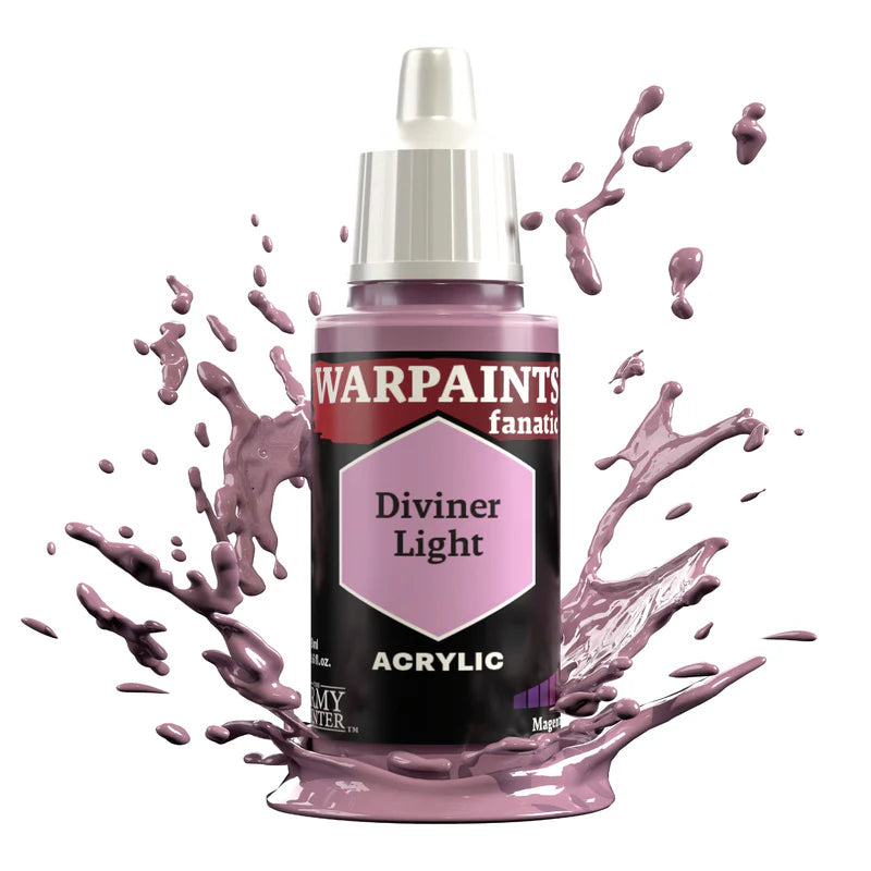 Diviner Light 18ml Warpaints Fanatic z rozbryzgiem farby - farba akrylowa do malowania figurek i miniaturek - The Army Painter
