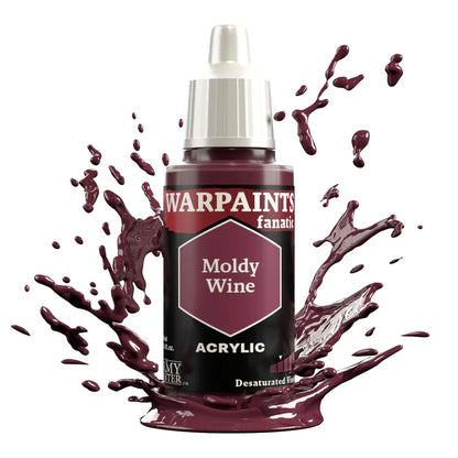 Moldy Wine 18ml Warpaints Fanatic z rozbryzgiem farby - farba akrylowa do malowania figurek i miniaturek - The Army Painter
