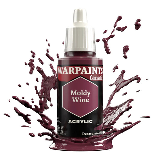 Moldy Wine 18ml Warpaints Fanatic z rozbryzgiem farby - farba akrylowa do malowania figurek i miniaturek - The Army Painter
